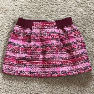 Oshkosh Baby Girl Pink & Burgundy Skirt